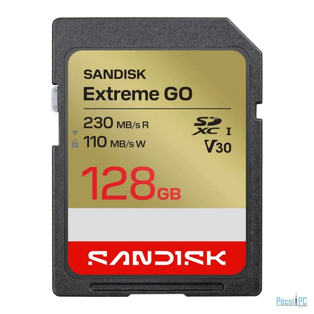 Sandisk 128GB SDXC Extreme GO UHS-I U3 V30