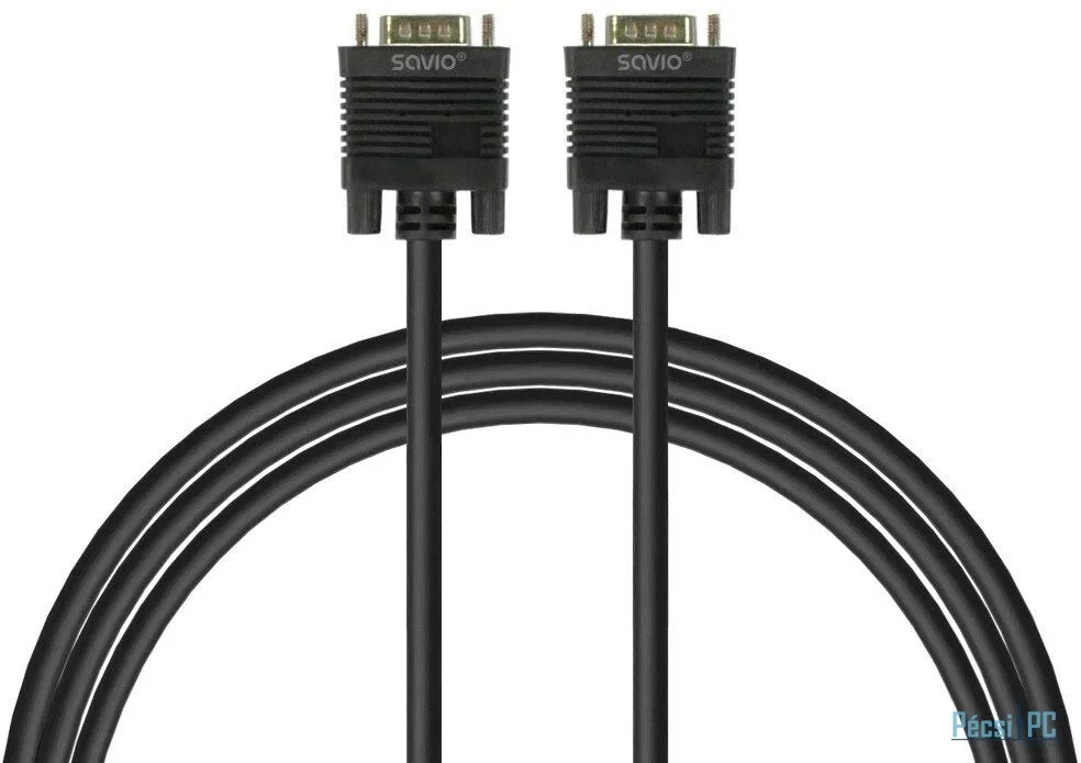 Savio CL-202 VGA to VGA Cable 1,8m Black