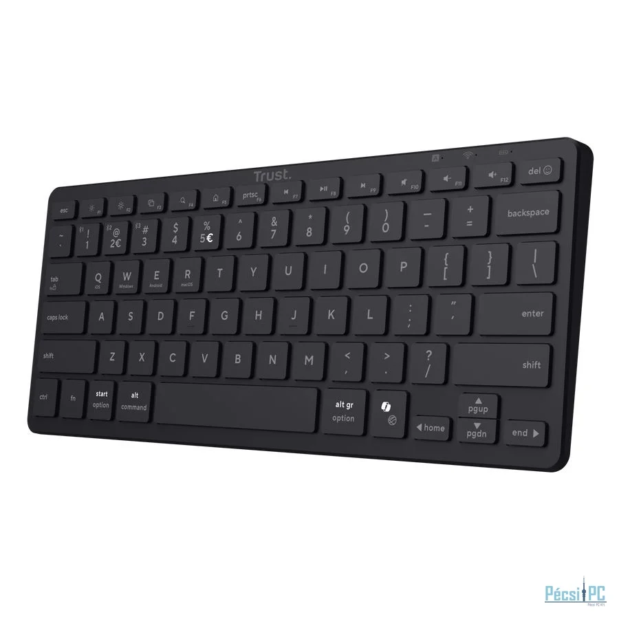 Trust Nado II Wireless Bluetooth Keyboard Black US
