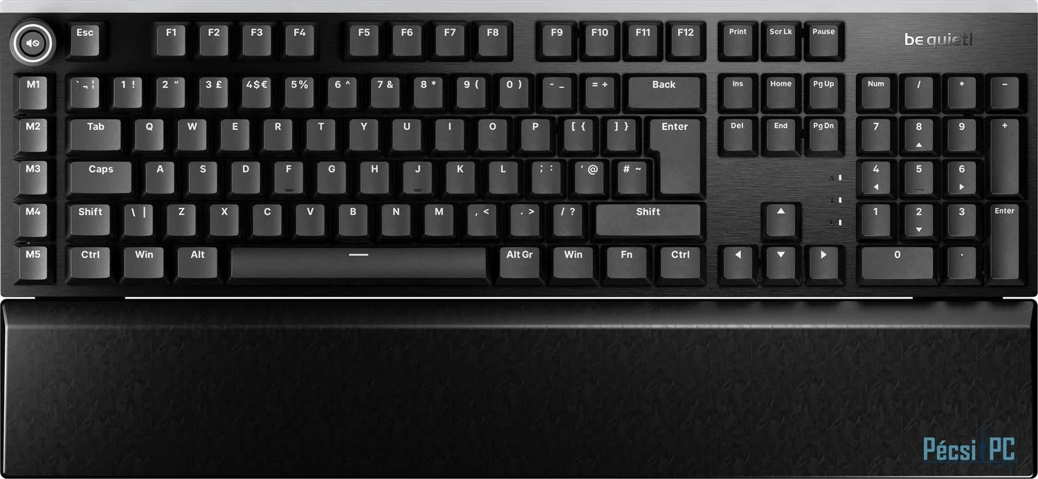 Be quiet! Light Mount Silent Tactile Keyboard Black UK