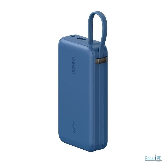 Belkin UltraCharge with Integrated Cable and Display 10000mAh Powerbank Blue