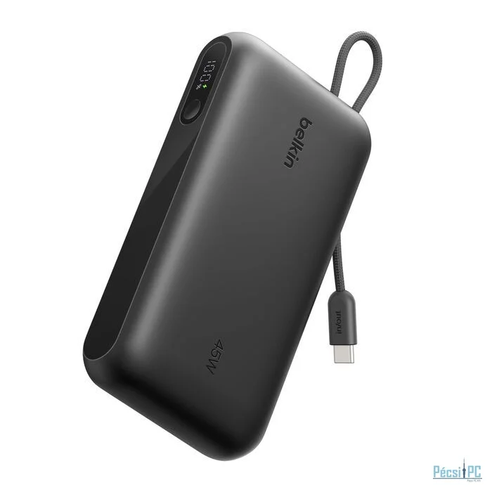 Belkin UltraCharge with Integrated Cable and Display 20000mAh PowerBank Black