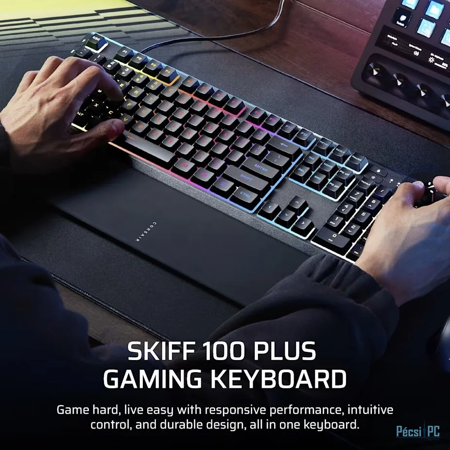 Corsair Skiff 100 Plus Gaming Keyboard Black US