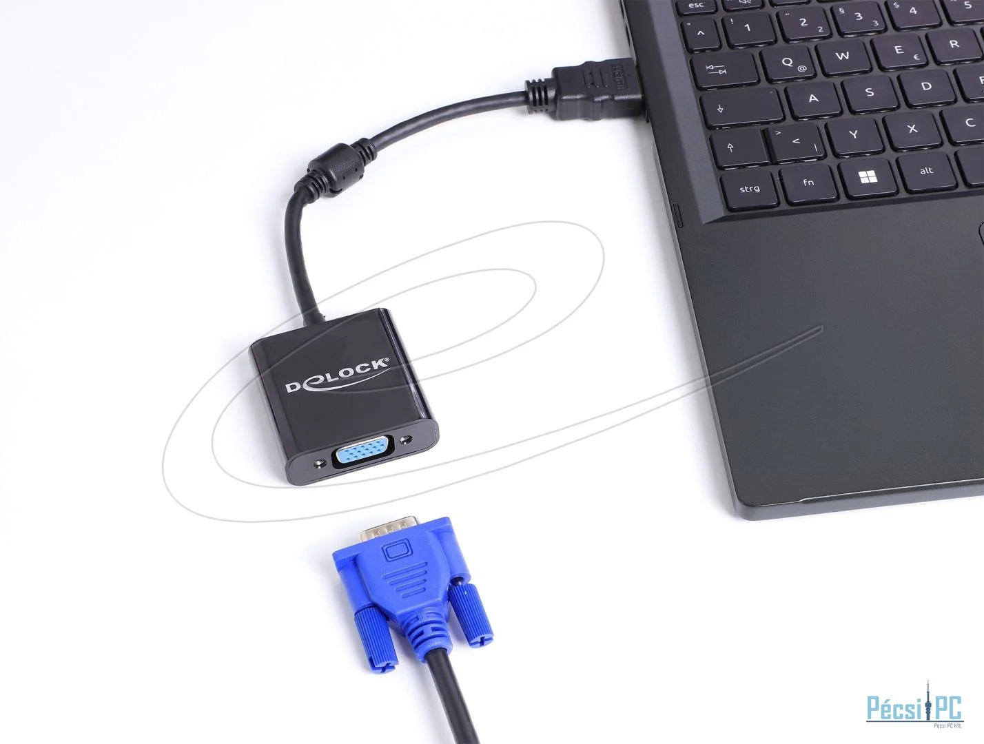 DeLock HDMI to VGA Adapter Black