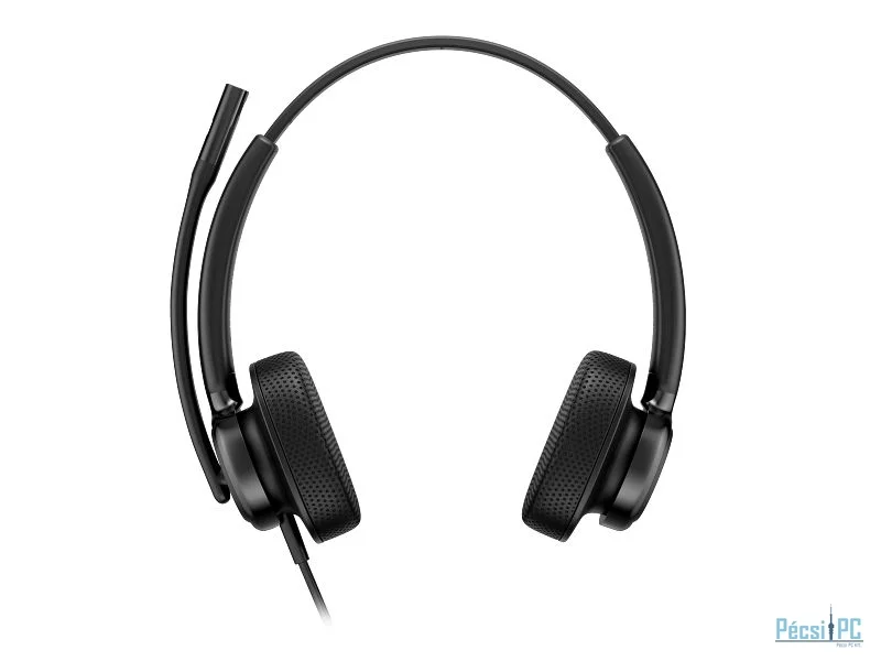 HP Poly Mission 425 Stereo USB Wired Headset Black
