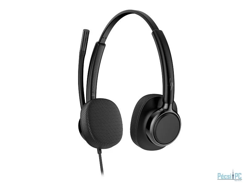 HP Poly Mission 425 Stereo USB Wired Headset Black