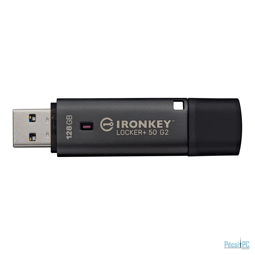 Kingston 128GB Ironkey Locker+ 50 G2 USB3.2 Black
