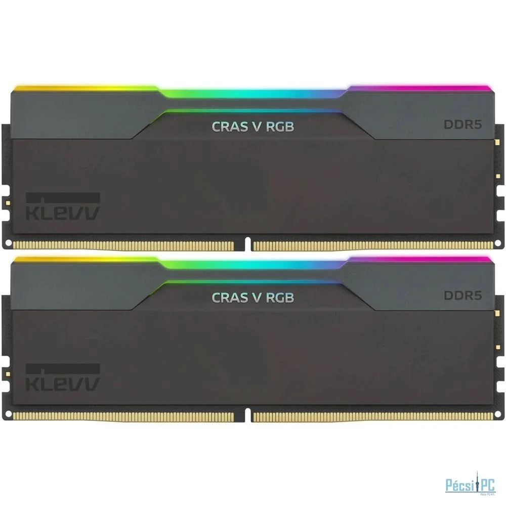 Klevv 32GB DDR5 6400MHz Kit(2x16GB) Cras V RGB Black