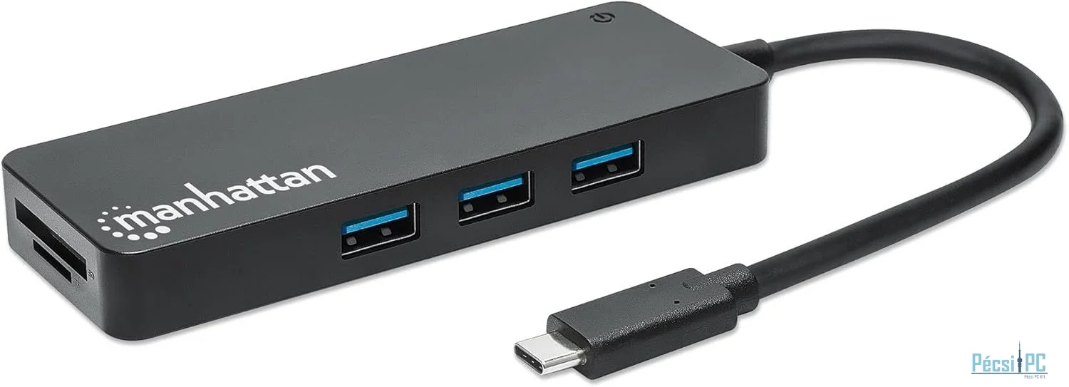 Manhattan 3-Port USB 3.0 HUB Black