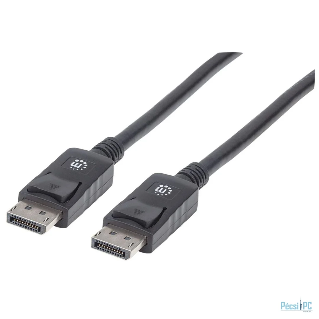 Manhattan 4K@60Hz DisplayPort 1.2 male/male Cable 2m Black