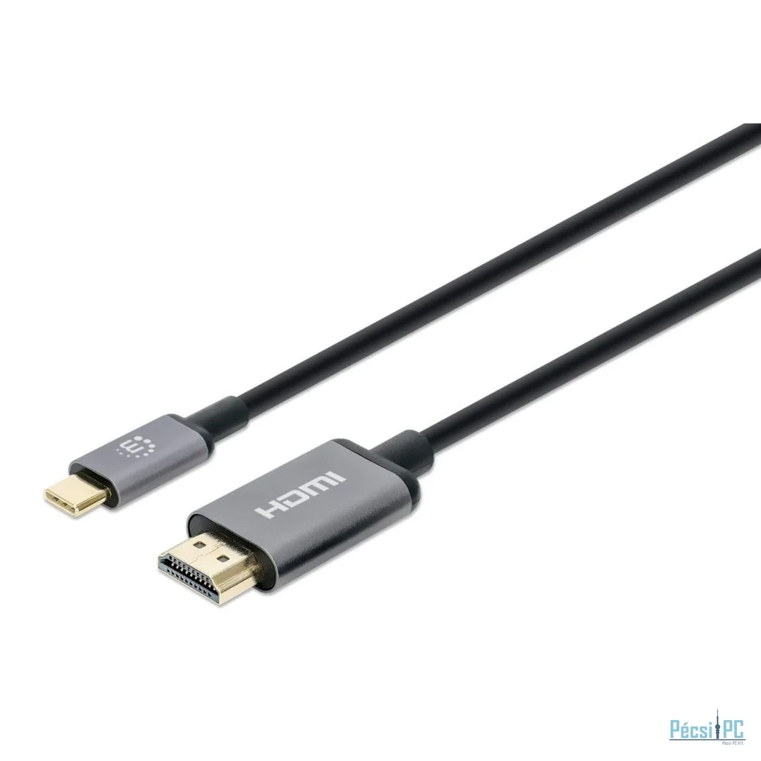 Manhattan 4K@60Hz USB-C to HDMI Adapter Cable 1m Black