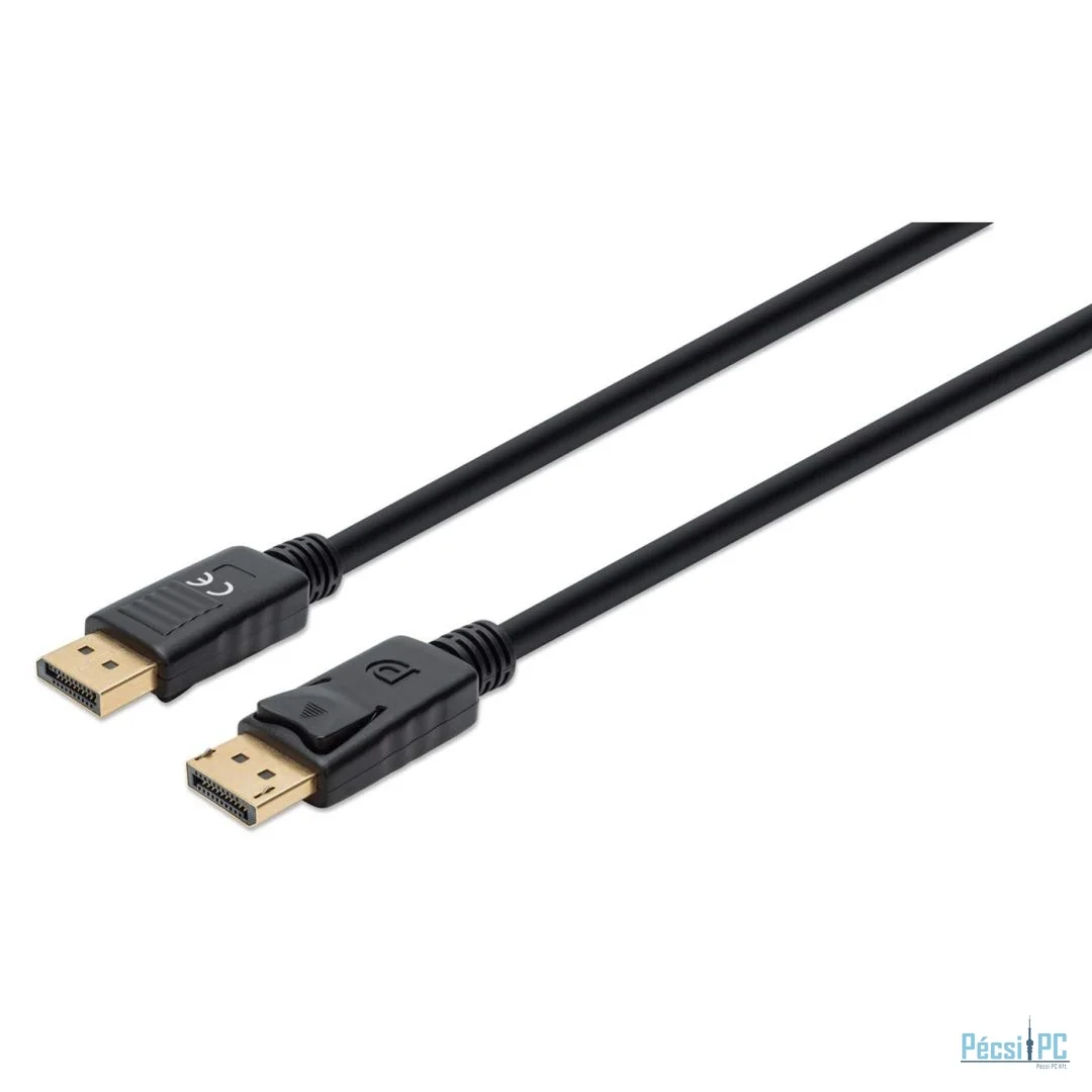 Manhattan 8K@60Hz DisplayPort 1.4 male/male Cable 2m Black