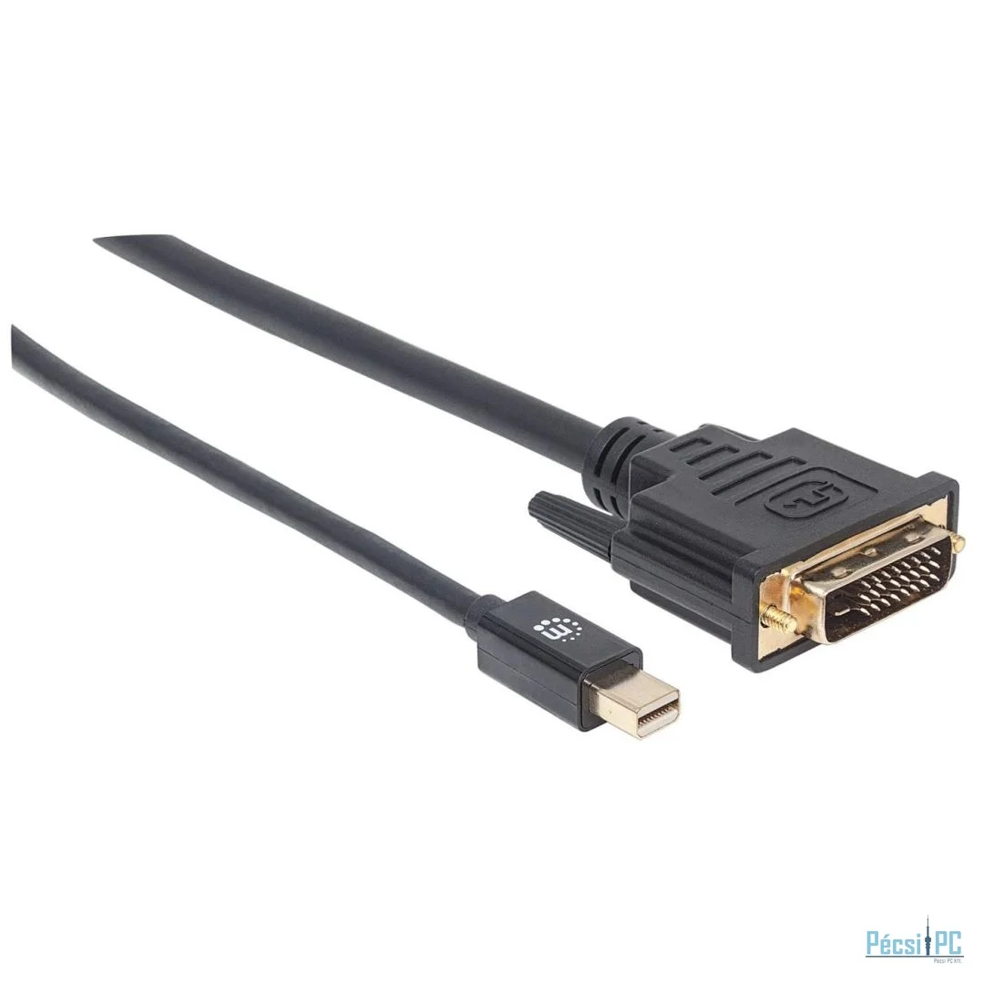 Manhattan Mini DisplayPort 1.2a to DVI Cable 1,8m Black