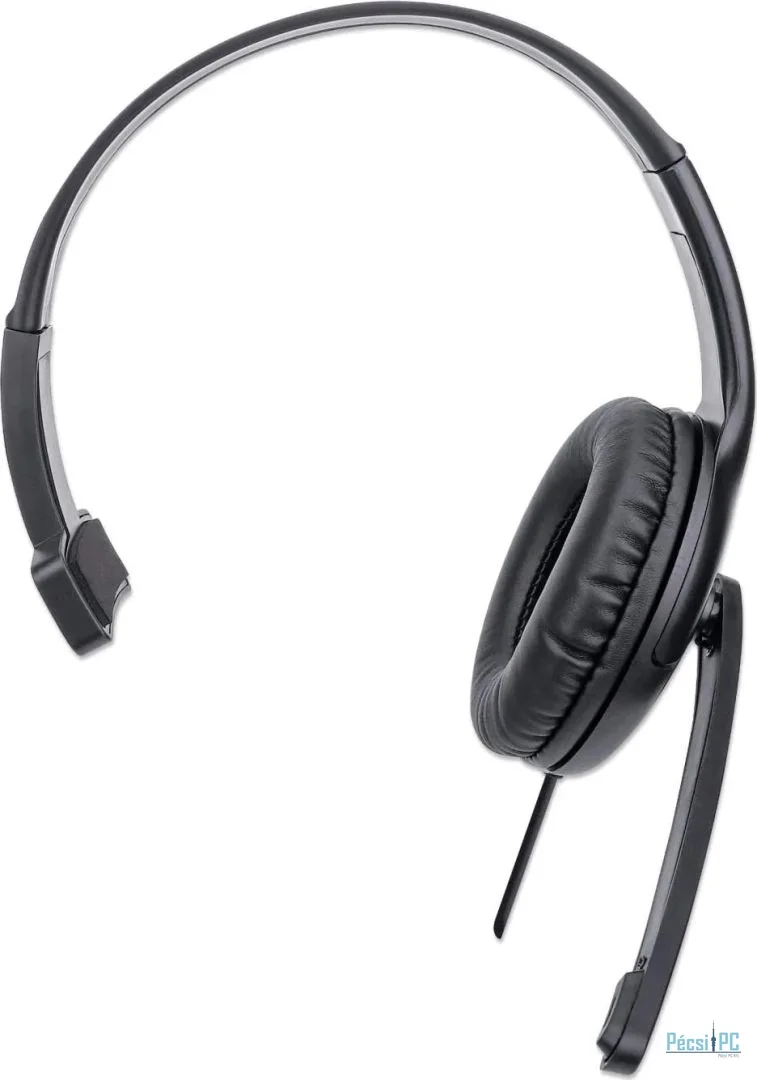 Manhattan Mono USB Headset Black