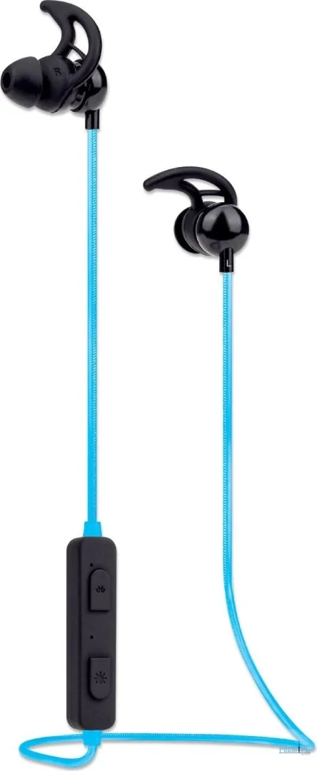Manhattan Sound Science Glowing Sport Bluetooth Headset Black/Blue