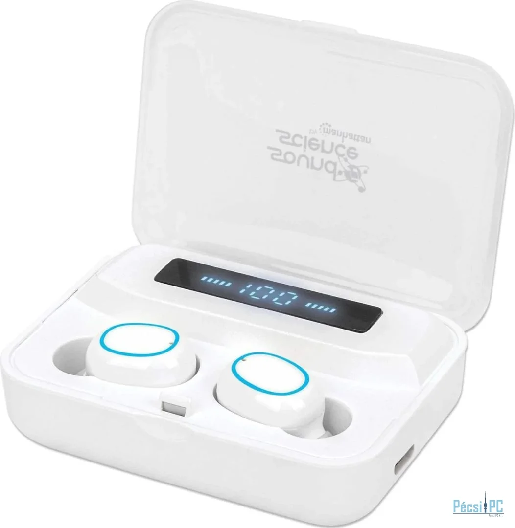 Manhattan Sound Science True Wireless Headset White/Blue