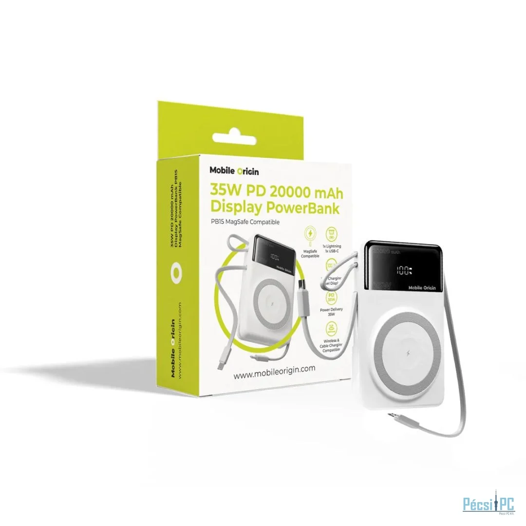 Mobile Origin PB15 20000mAh PowerBank White