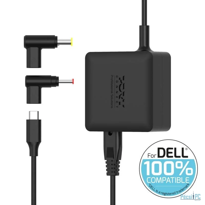 Port Designs 904065DEEU 5-20V / 3,25A 65W Dell hálózati notebook töltő