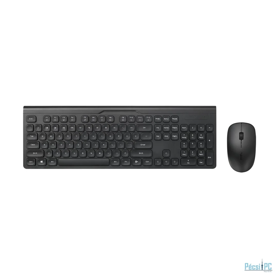 Rapoo 8065M Wireless Bluetooth Keyboard Combo Black HU
