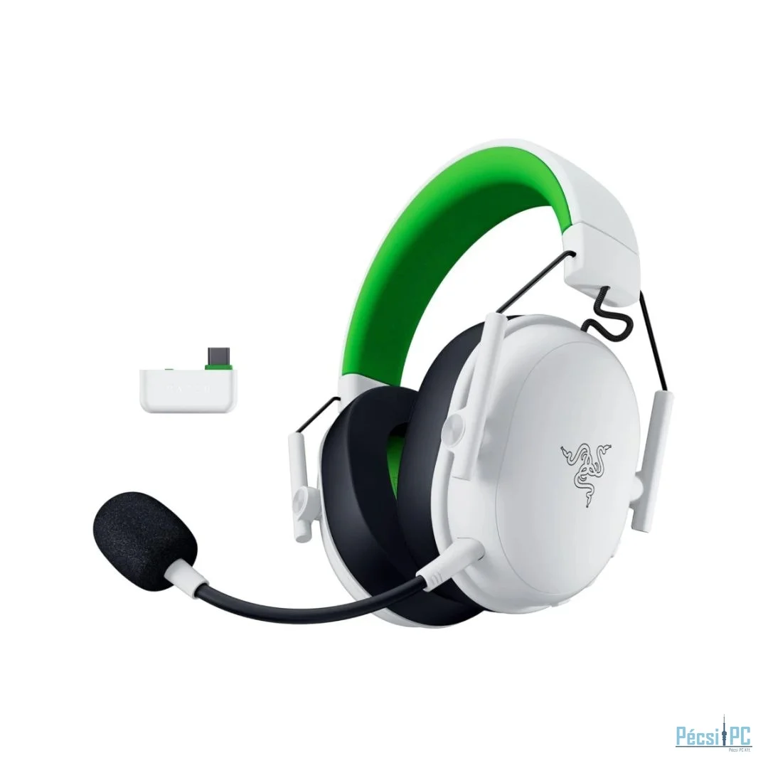 Razer BlackShark V3 X Hyperspeed for Xbox Wireless Bluetooth Gaming Headset White/Green