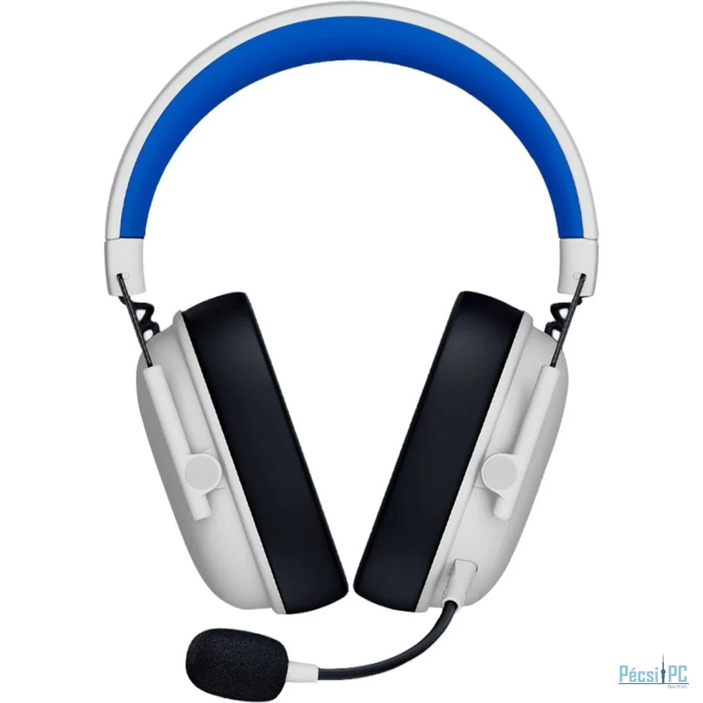 Razer BlackShark V3 X Hyperspeed Wireless Bluetooth Headset for PlayStation White/Blue