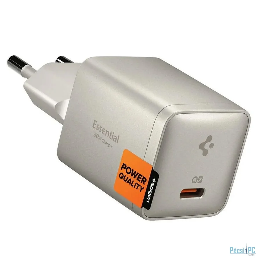 Spigen ArcStation Essential 30W Wall Charger Natural Titanium