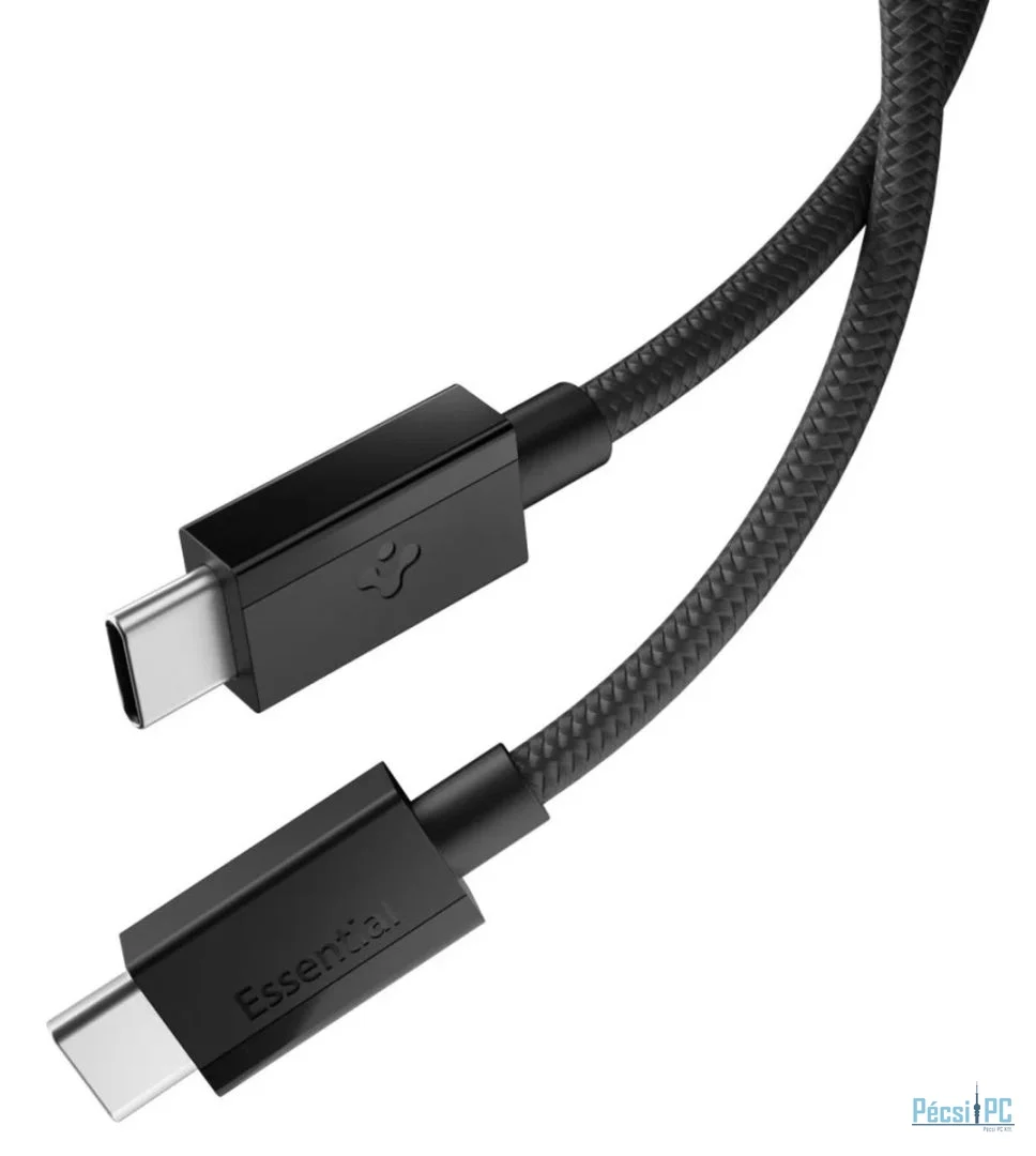 Spigen Essential USB-C to USB-C 60W Cable 1,5m Black