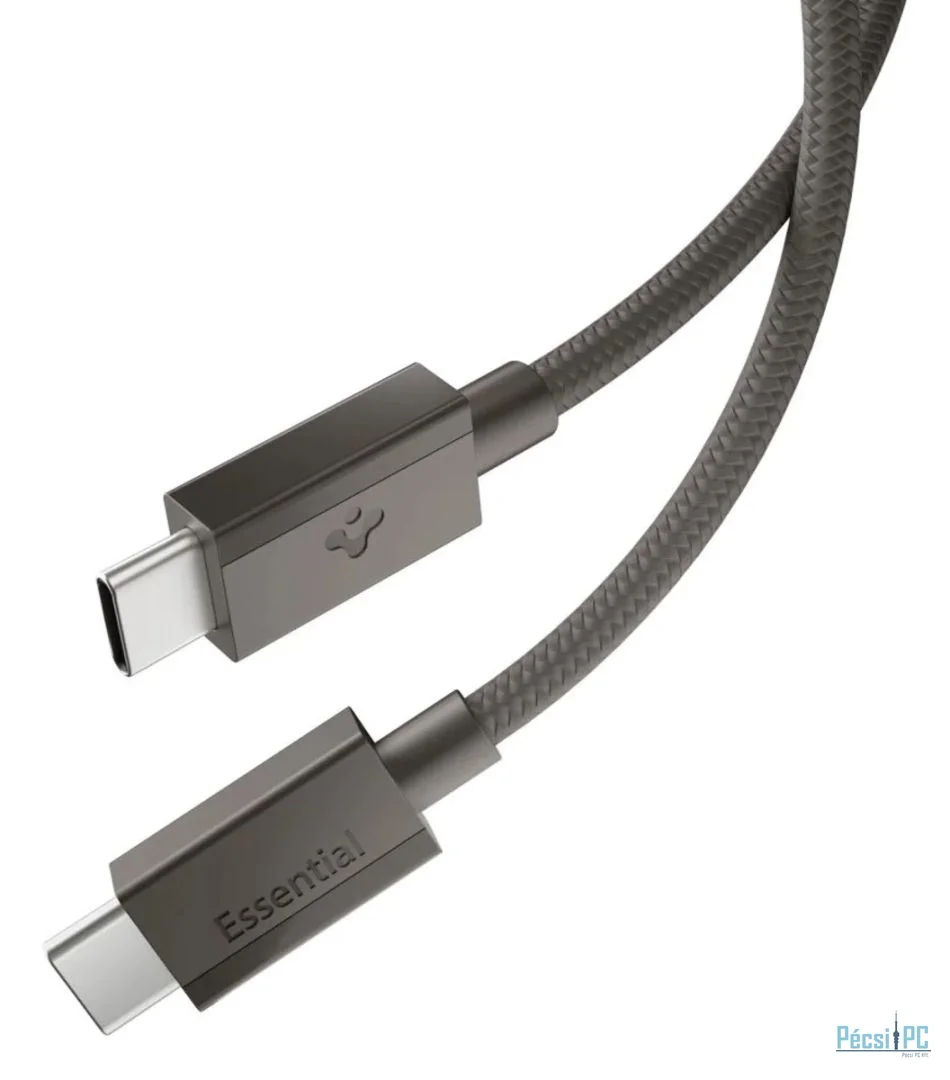 Spigen Essential USB-C to USB-C 60W Cable 1,5m Gunmetal