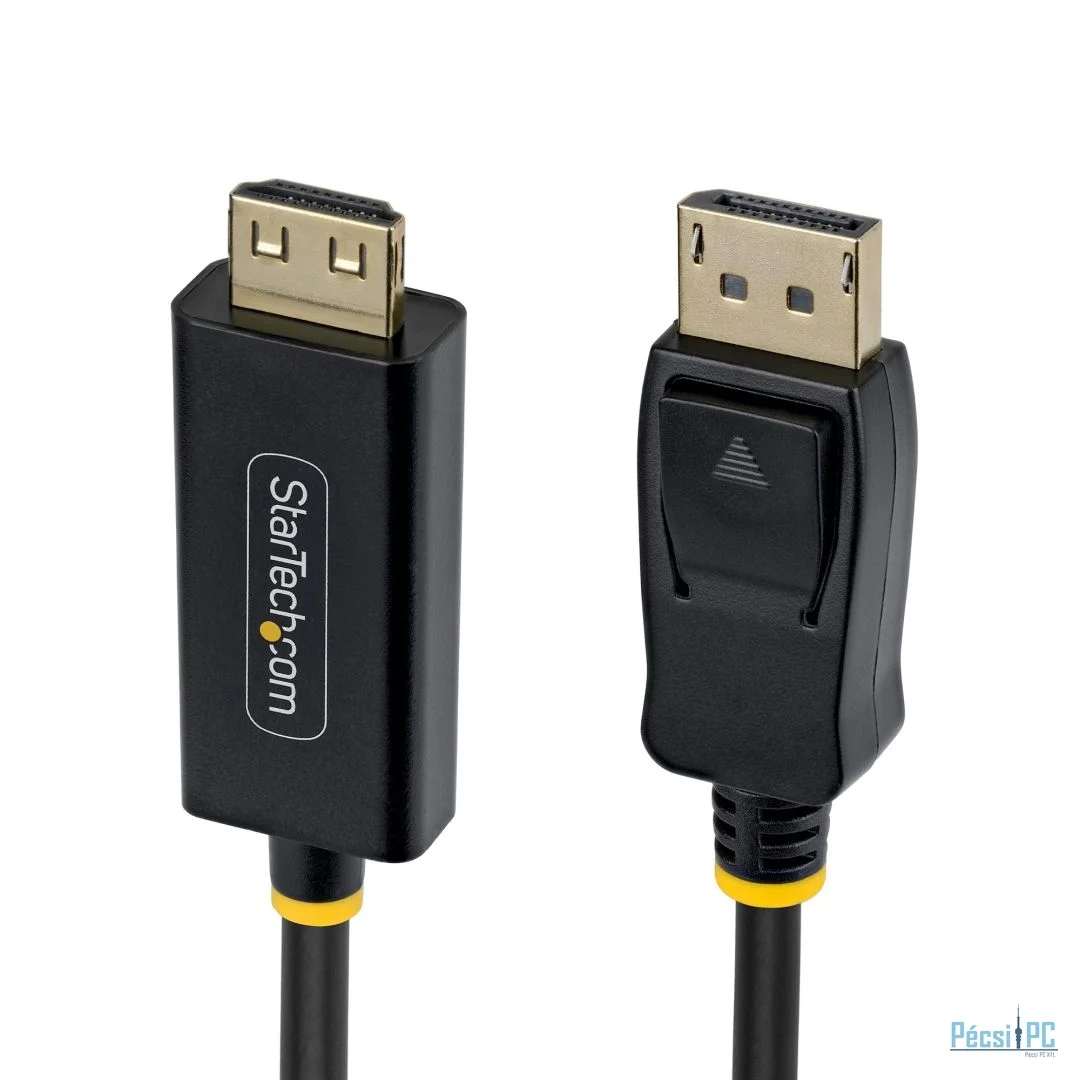Startech DisplayPort to HDMI 4K 60Hz Adapter Cable with Gripping Connectors 4,5m Black