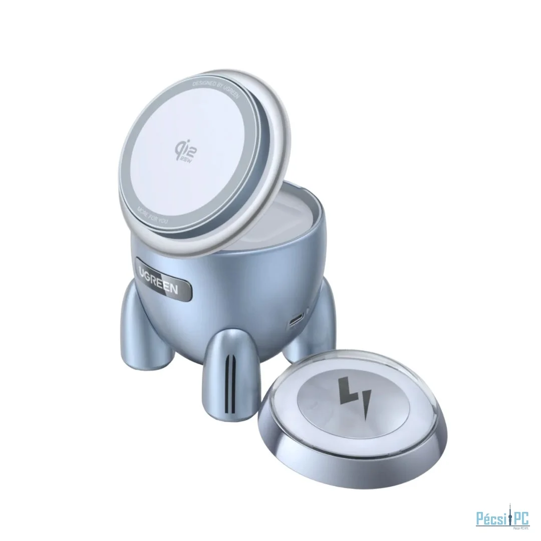 UGREEN UNO Rocket Shape Wireless Charger 25W Blue