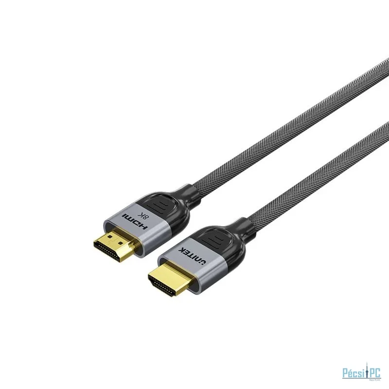 Unitek 8K Braided Nylon HDMI Cable 1,5m Grey