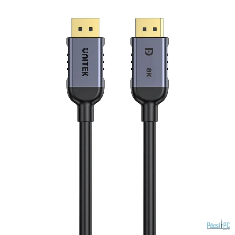 Unitek 8K DisplayPort 1.4 Cable 2m Black