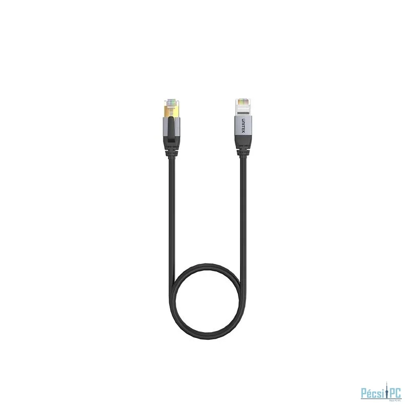 Unitek CAT8 S-FTP Patch Cable 1,5m Black