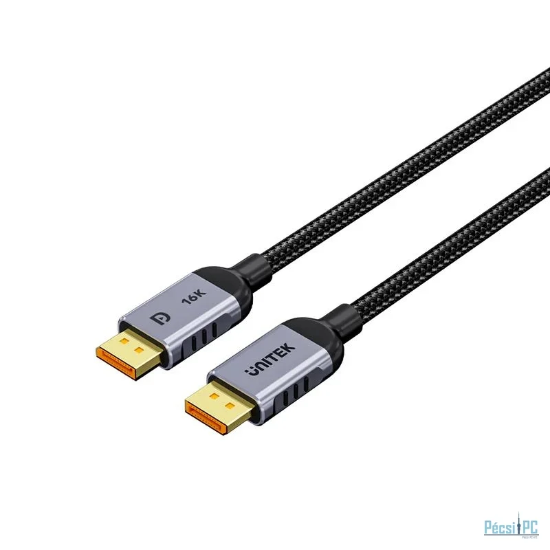 Unitek DisplayPort 2.1 Gaming 8K 120Hz Cable 3m Black