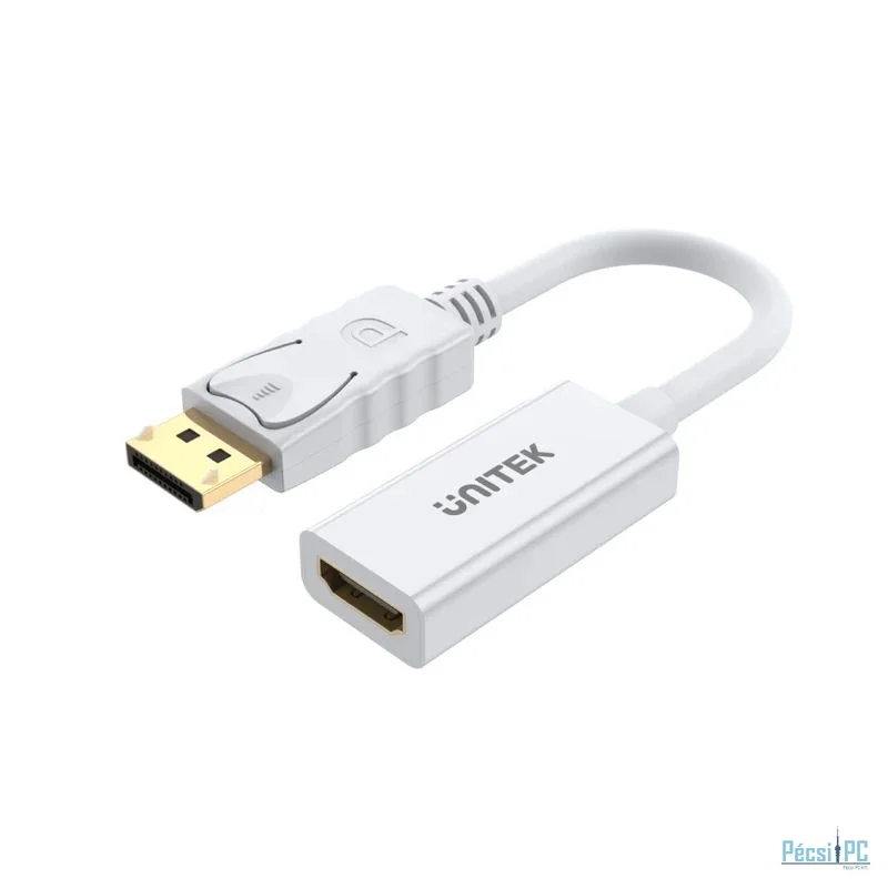 Unitek DisplayPort to HDMI 1.4 Adapter 4K 30Hz White