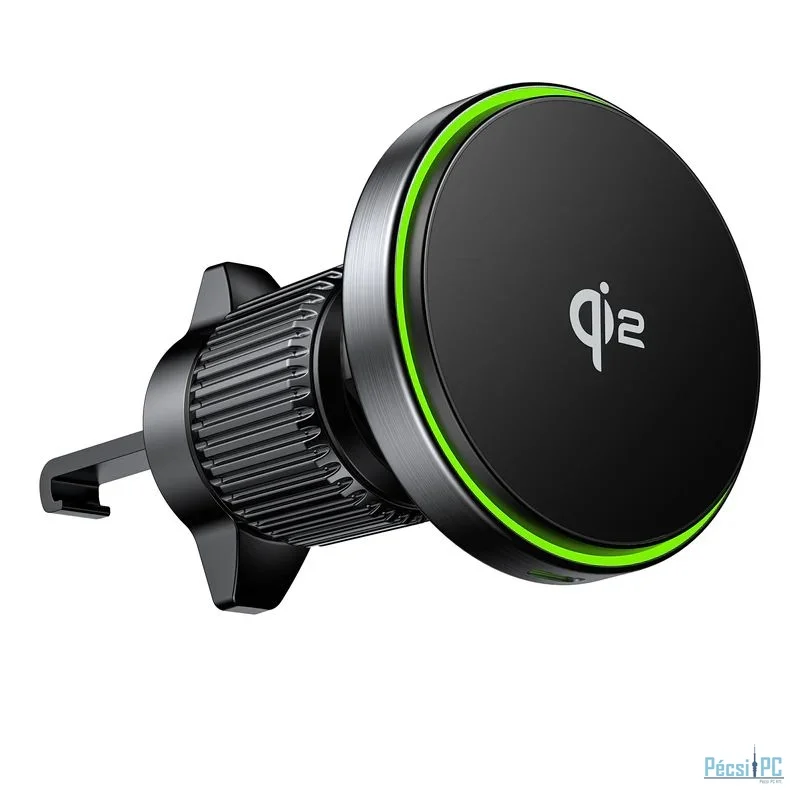 Unitek Qi2 Magnetic Wireless Car Charger Black