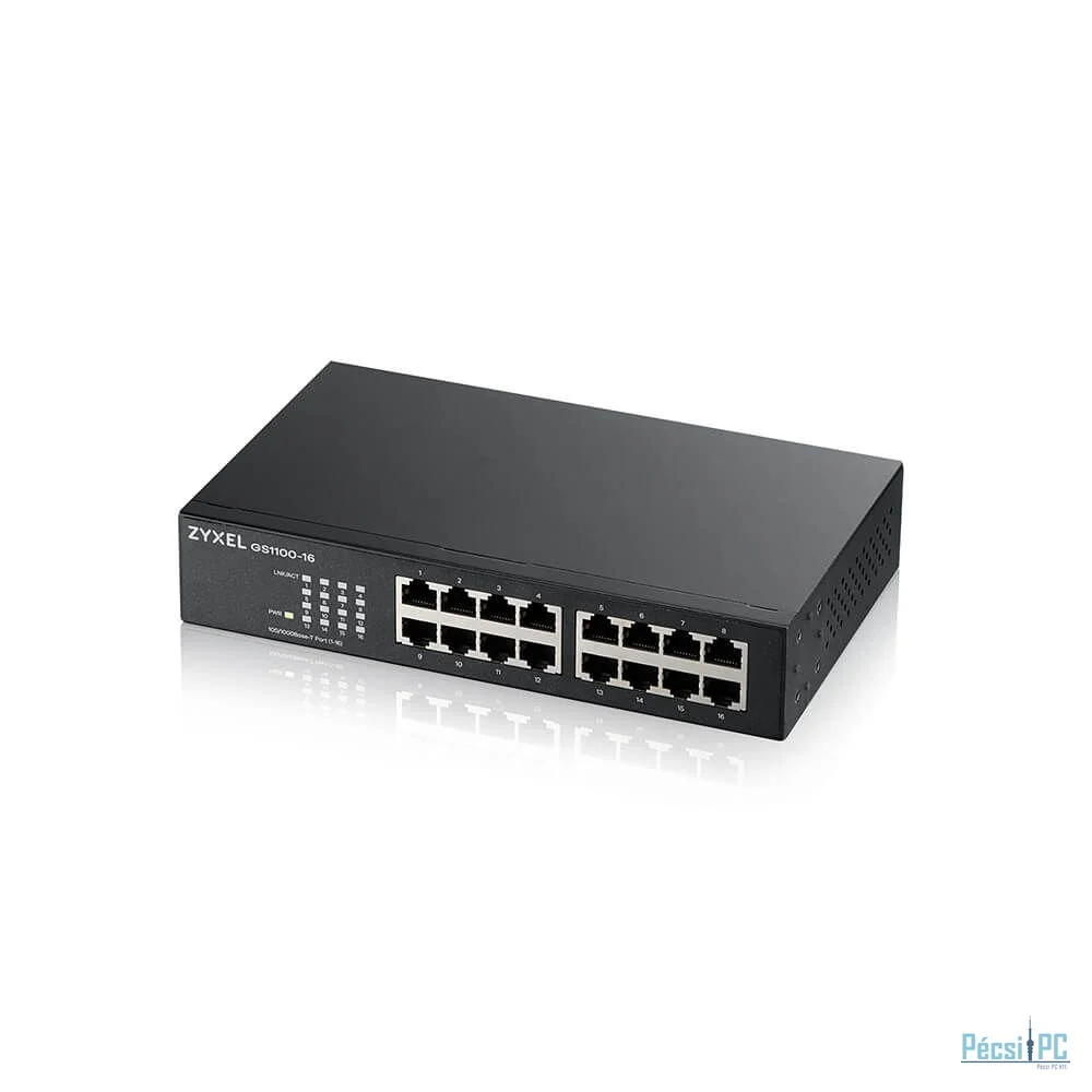 ZyXEL GS1100-16S-EU0101F 16-port GbE Unmanaged Switch
