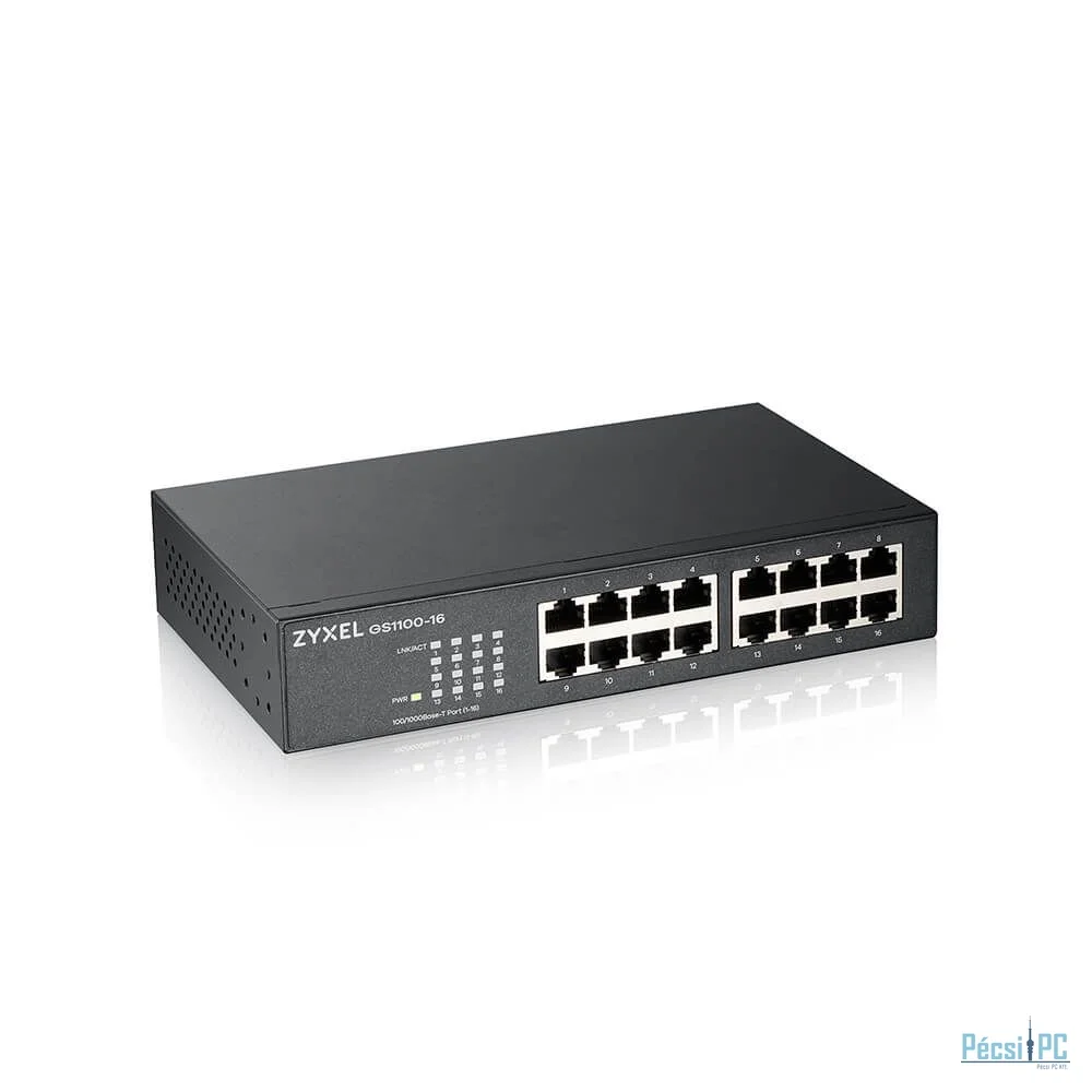 ZyXEL GS1100-16S-EU0101F 16-port GbE Unmanaged Switch