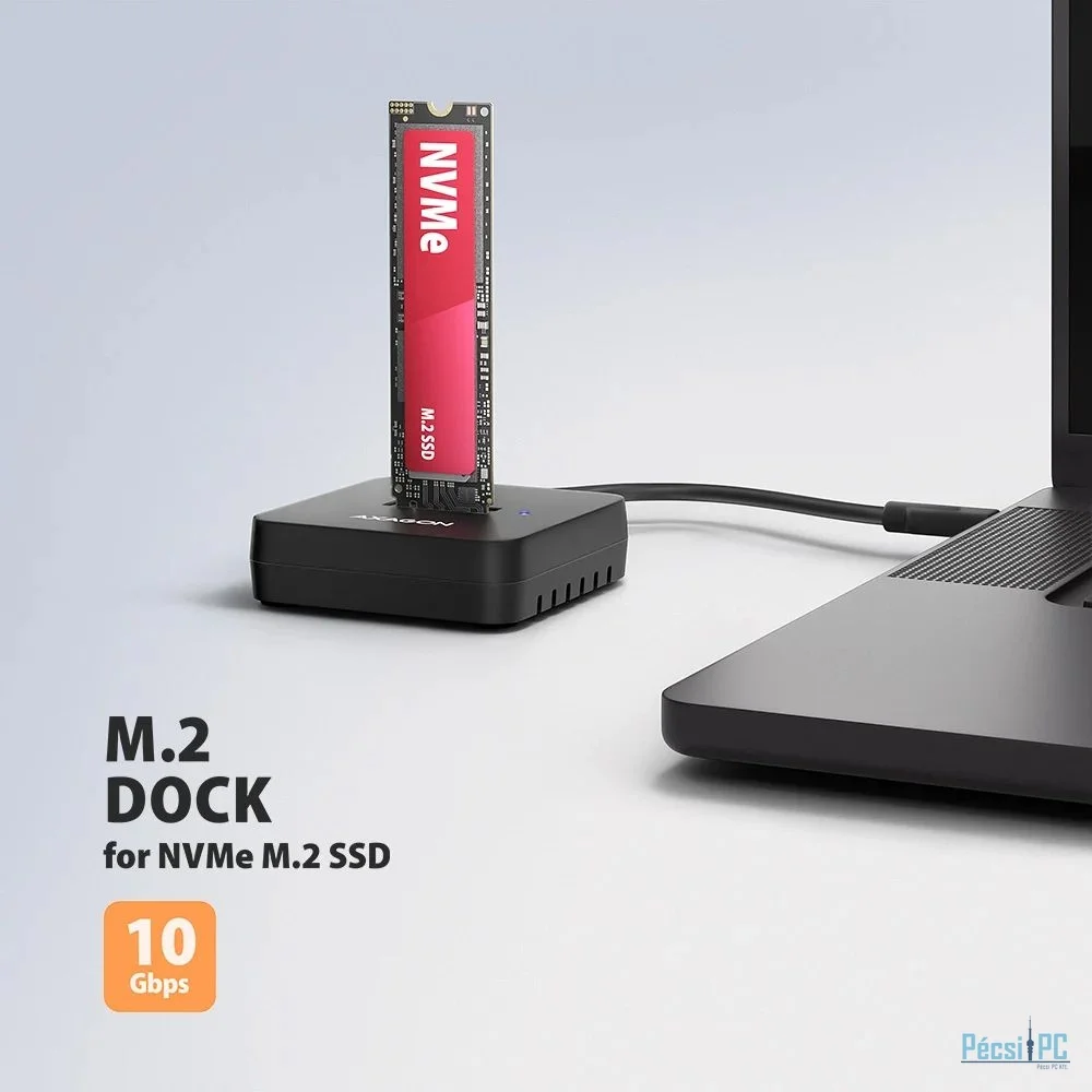 AXAGON ADSA-M2C11L USB-C 10Gbps docking station for M.2 NVMe SSD