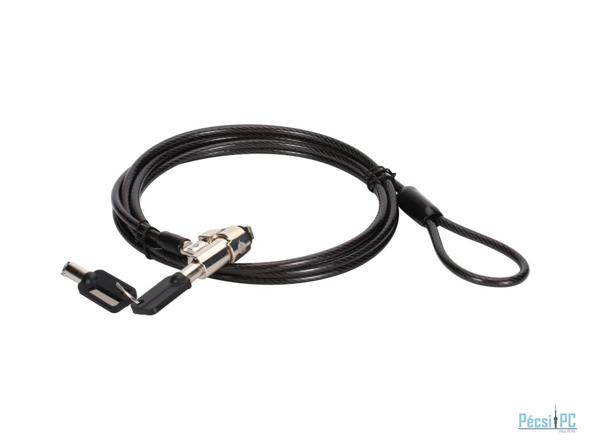 Conceptronic  CUSTODIO02BSM Keyed Laptop Lock Master Keyed Compatible 1,8m Black