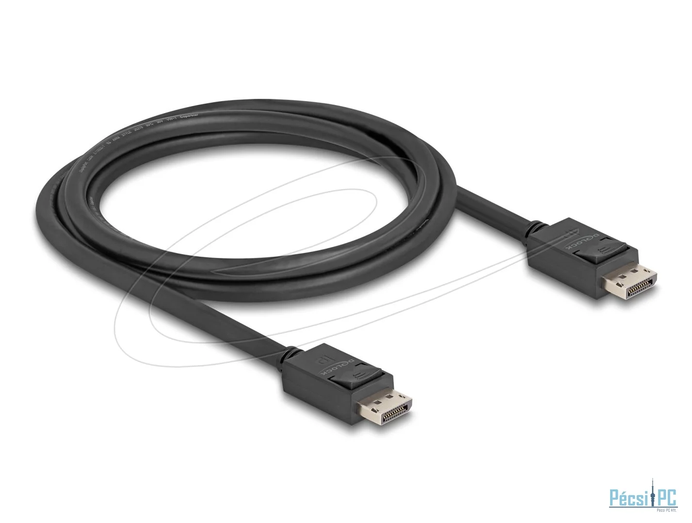 DeLock DisplayPort cable 16K 60Hz 80Gbps 1,8m Black