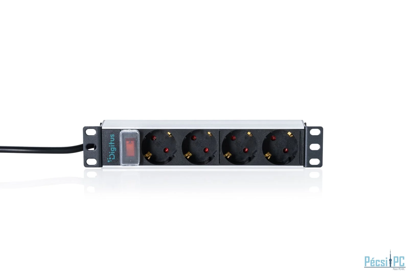 Digitus DN-95418-S Túlfeszültségvédő 4DIN 2m Black/White