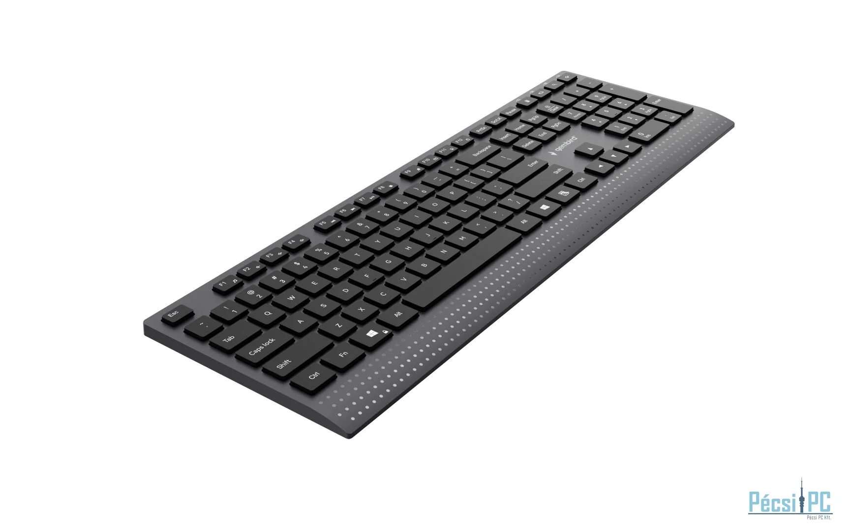 Gembird KB-MCH-06 Slim Wired Multimedia Keyboard Black US