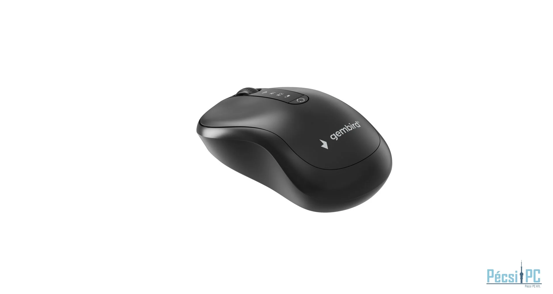 Gembird MUSW2-4B-01 Dual-Mode Wireless Bluetooth Mouse Black