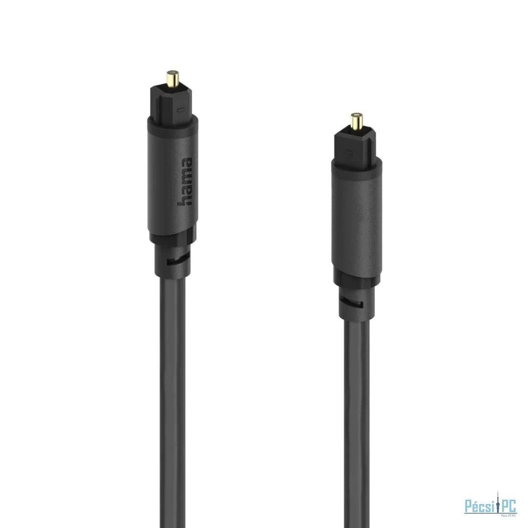 Hama Audio optical cable ODT connector (Toslink) 1,5m Black