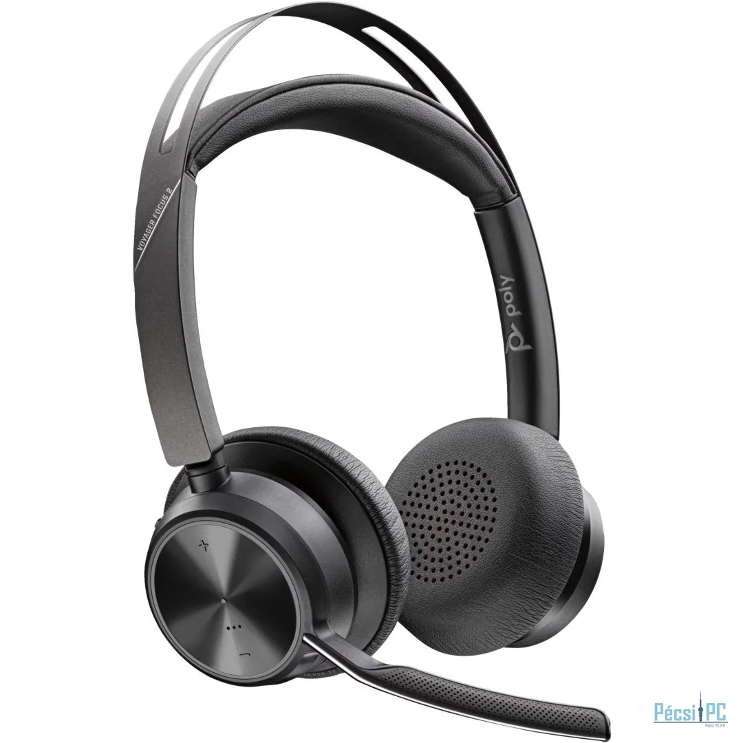 HP Poly Voyager Focus 2-M Bluetooth Headset Black