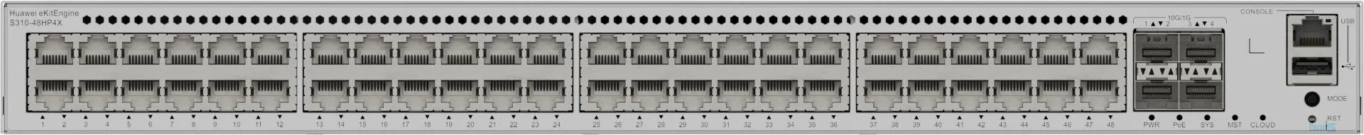 Huawei S310-48HP4X 48-ports Gigabit PoE+ & 4x10GE SFP+ Switch