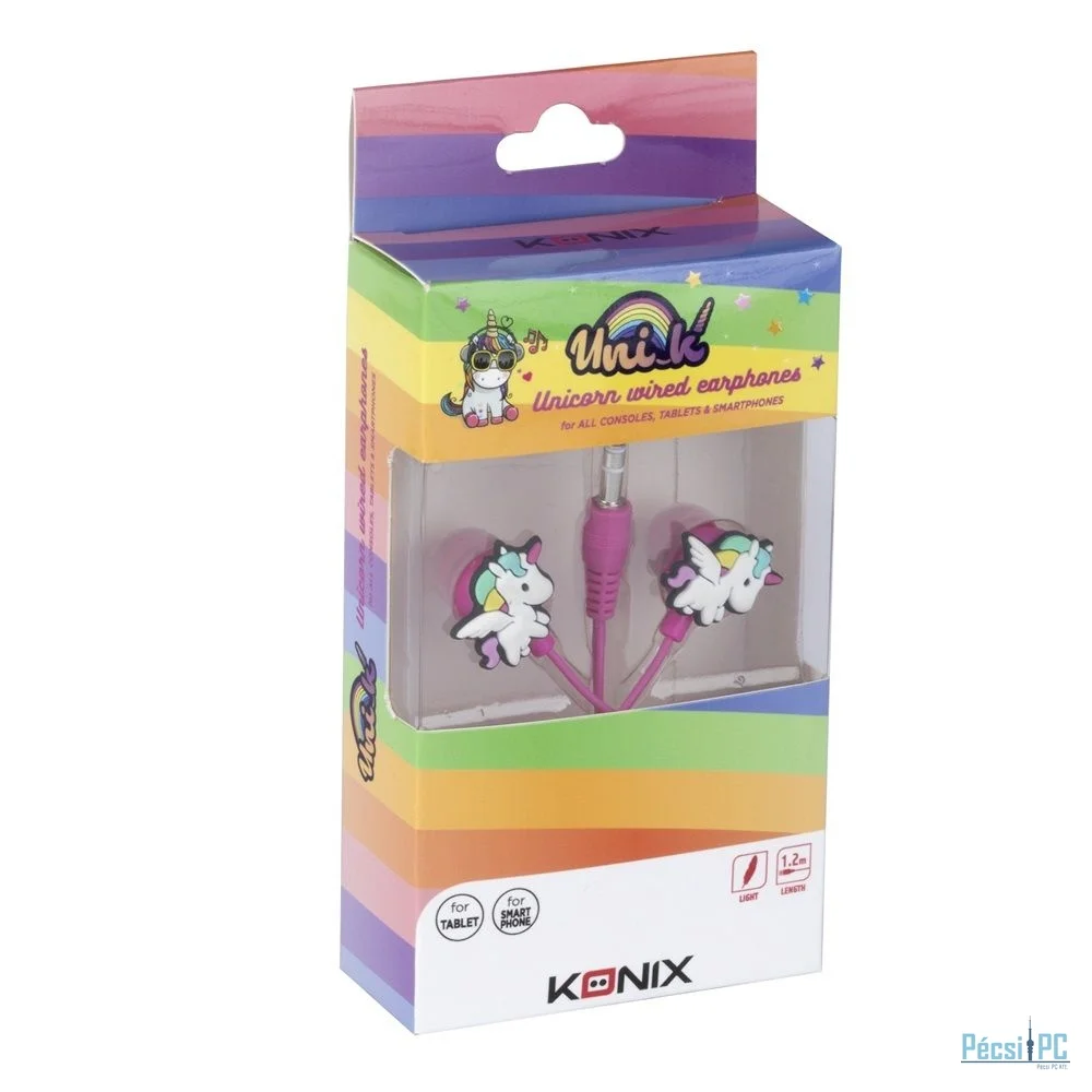 KONIX Unik Earphones Pink
