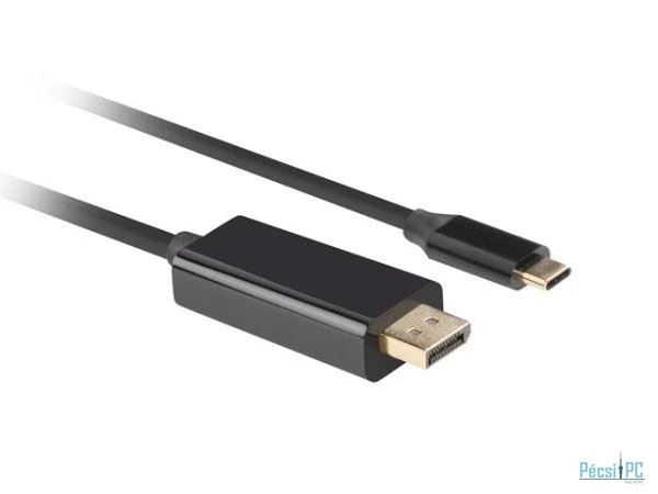 Lanberg DisplayPort to USB Type-C 4K cable 1,8m Black
