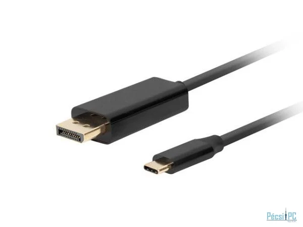 Lanberg DisplayPort to USB Type-C 4K cable 1,8m Black